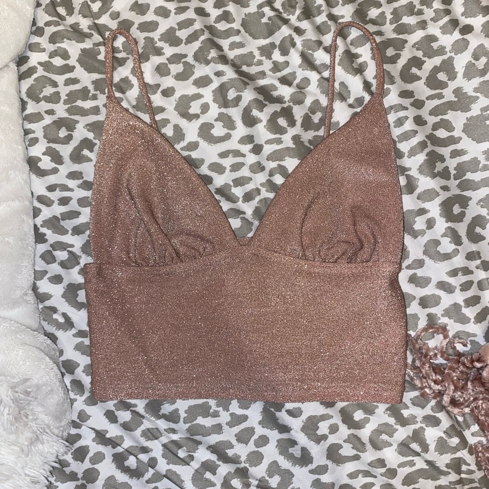 pink sparkly urban top
